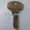 blank brass key with fashion design