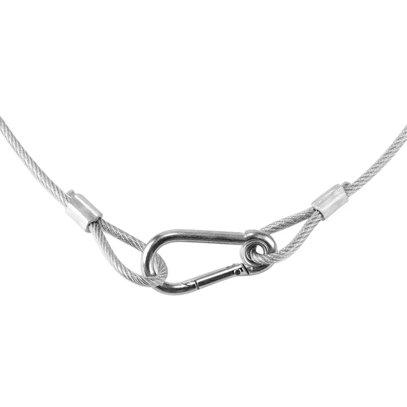 Stainless Steel Zinc Plated Safety Snap Hook With Eyelet Rigging Wire Rope Snap Hook