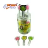 Jar packing 12g cartoon maple leaf lollipop sweet fruity hard candy