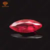 Top quality Marquise diamond cut red ruby gems Bangkok Ruby Prices per carat