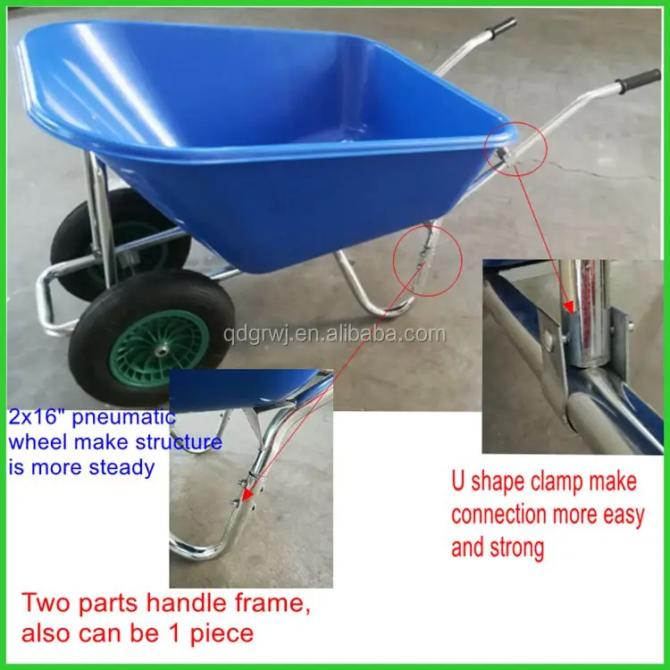 200l Large Twin Wheel Stable Poly Wheelbarrow For Horse Feeding Buy Large Wheelbarrow,Twin