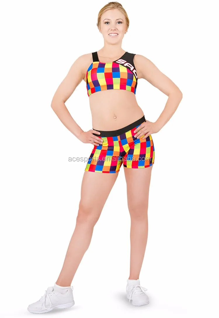 Wholesale Cheap Spandex Cheerleading Uniforms,Sexy Cheerleading Custom