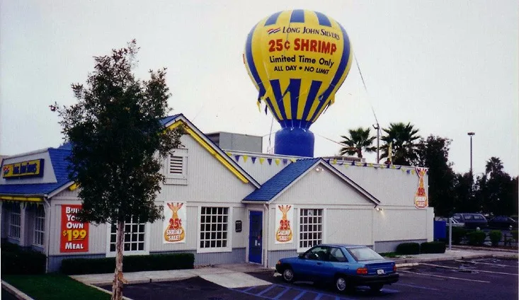 Large Inflatable Hot Air Shape Advertising Rooftop Balloons