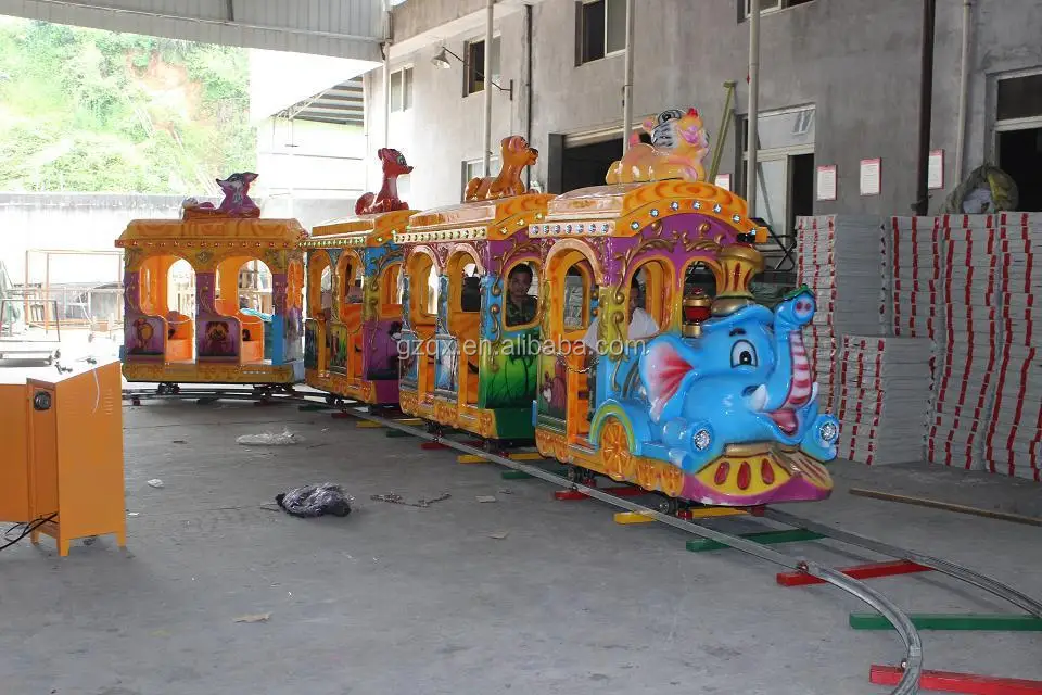 4 Seaters Electric Train Set Electric Mini Train Electric Track Train