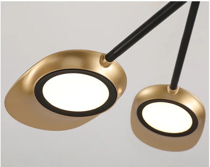 Hot sale metal Aluminum alloy gold fashion hanging pendant lighting chandeliers modern