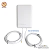 Wireless flat antenna 50km directional satellite antena 16dbi 2x2 mimo panel antenna 4g lte