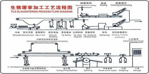 Customizable automatic slaughterhouse pig slaughtering equipment for slaughterhouses