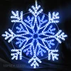 Toprex Decor large outdoor artificial LED christmas motif lights snowflake decoration