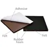 snap on floor protector Non Slip Furniture Pads Best Self Adhesive Furniture Grippers desk coffee Rubber Feet Couch Stoppers
