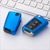 2019 Soft TPU3 button Car Key Cover Car Key Protection Covers car key Case car key shell For VW 7Golf T-ROC Sportsvan