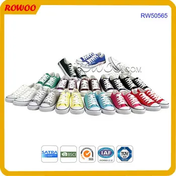 Wholesale Mixed Color Women Vulcanized Canvas Shoes - Buy Women