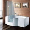 HS-B004A water massage bath walk in bath shower combo old man bathtub
