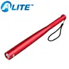 3W LED 3 Light Modes Baseball Bat Waterproof Police Flashlight Red