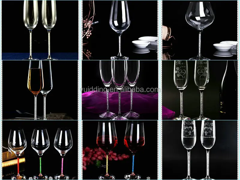 Ruby Decorative Champagne Flute For Table Wine Glasses Buy Decorative