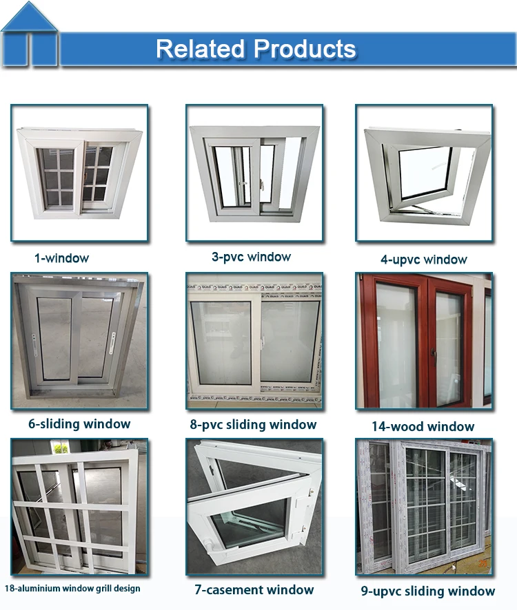 Upvc Frame Tempered Glass Pvc Double Hung Window Vertical Sliding Vinyl ...