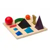 Best Selling Wooden Kids Toys Grammar Symbol Solids with Base