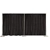 Adjustable pipe and drape wedding tent stage long wall Backdrops event curtain pole support