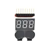 Digital 2 IN 1 Low Buzzer Alarm 1S-8S Lipo Li-on Fe RC Voltage Meter Monitor Tester for Helicopter Battery