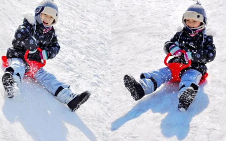 Child Snow Sled / Children Snow Seats / Plastic Snow Sledge for kids