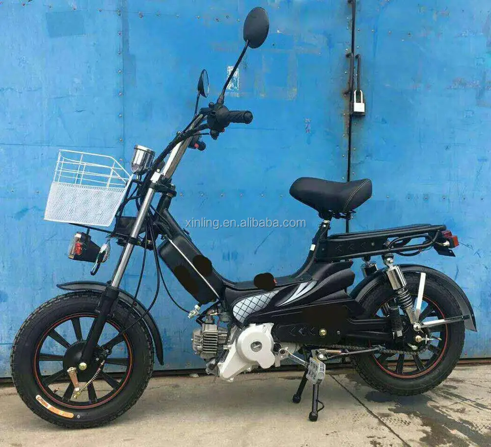 China Eec 50cc Gas Scooter Petrol Moped With Pedals Hot Sale In Turkey