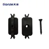 wpc decking plastic clips simple installation decking clip for WPC system