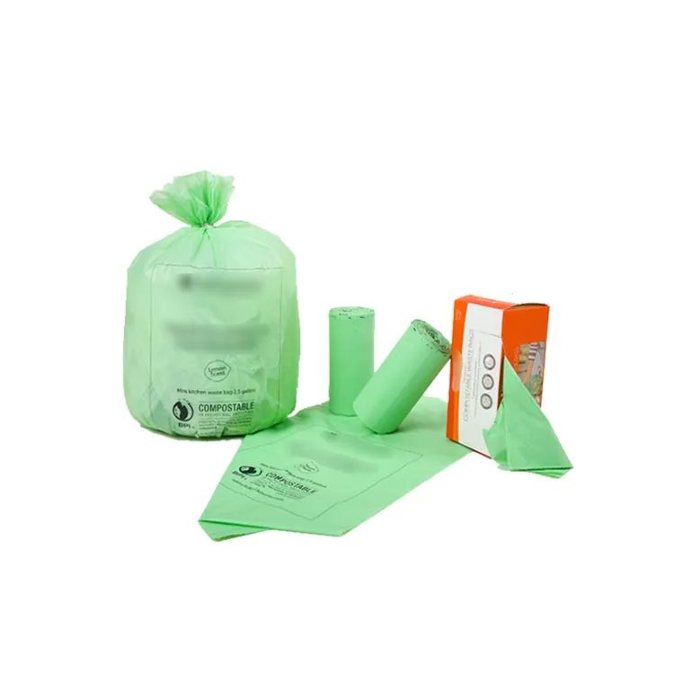 Bpi Astm D6400 Compostable Garbage Bags For Pet Waste And Home On Roll