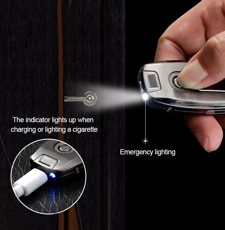 New Style Electronic Lighter Arc Lighter Free Custom Disposable Torch