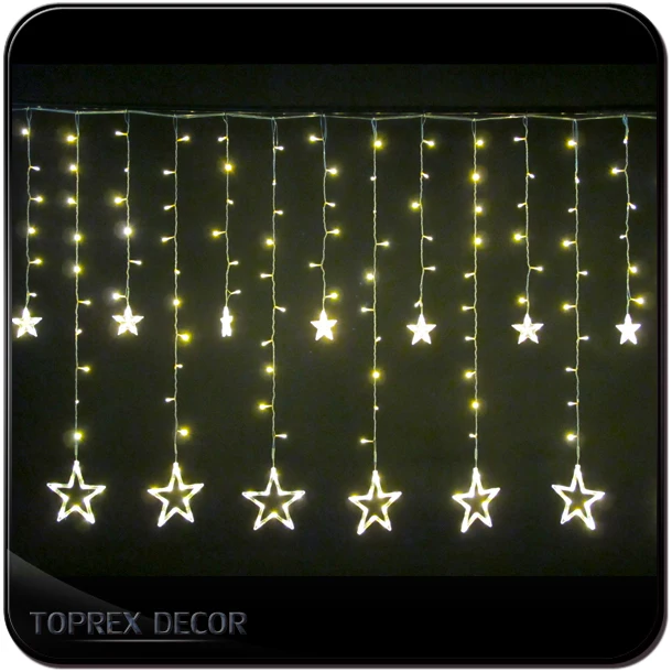 2018 room decoration led twinkle christmas icicle curtain Dripping Light