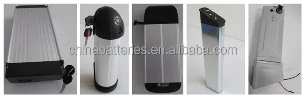 36v 10ah electric bike lithium battery with rear rack case