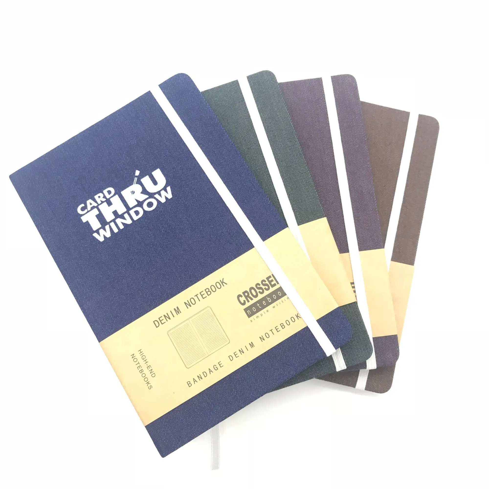 New Linen Fabric A4 Hardcover Notebook Journal With Paper Band Buy A4