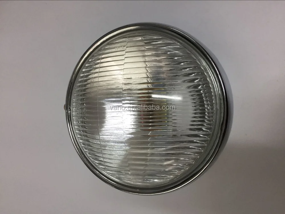 Motorcycle round MZ headlight