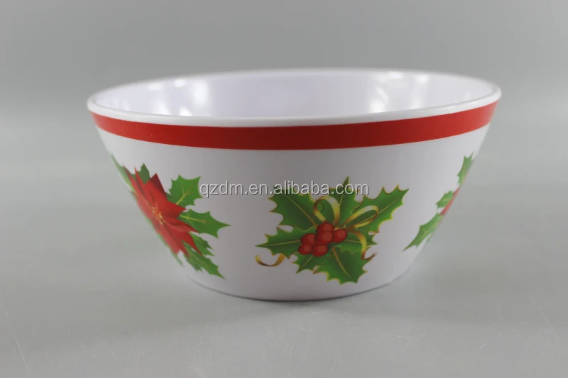 Christmas Melamine Salad bowl Xmas 6inch