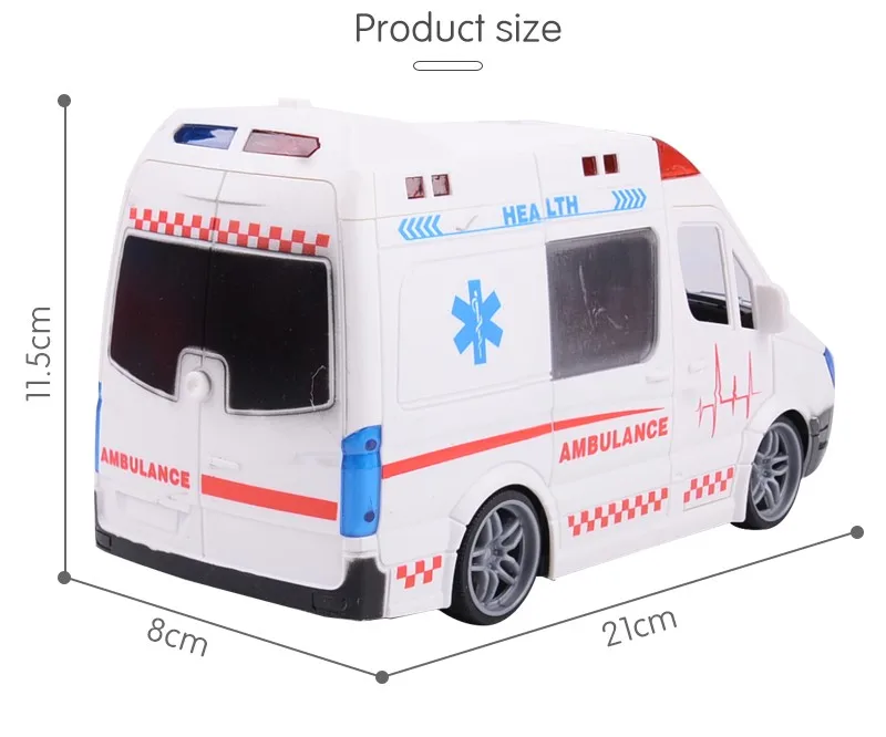 Zhorya Large Remote Control Plastic Ambulance Car Toy With Light - Buy ...