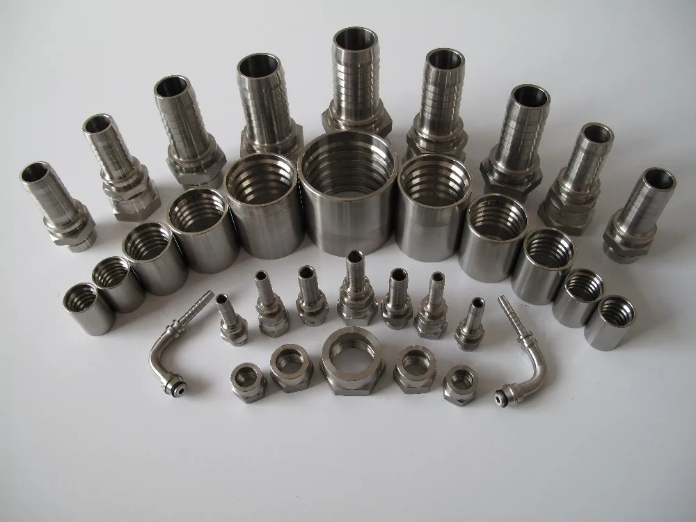 Stainless Steel 316 Reusable Swivel Reusable Hydraulic Hose Fittings