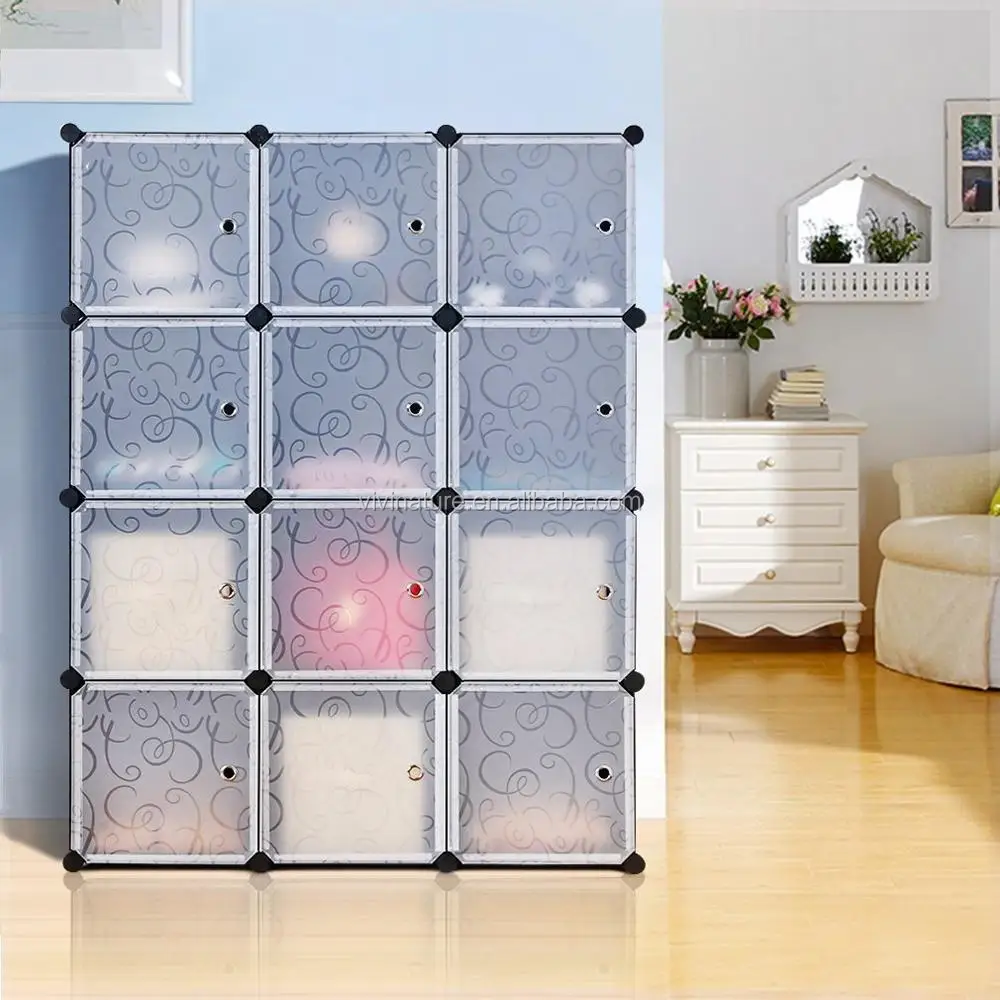 Organizador Modular De 6 Cubos Para Armario,Con 3 Niveles,Cubby