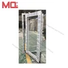 Cheap price standard size single fiber glass window screen pvc casement window