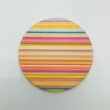 Colorful Ceramic Coaster Group, Water Absorbent Ceramic Coaster with Cork
