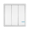 Wireless 3 Channel ON/OFF Lamp Remote Control Switch Receiver Transmitter 433mhz home automation White