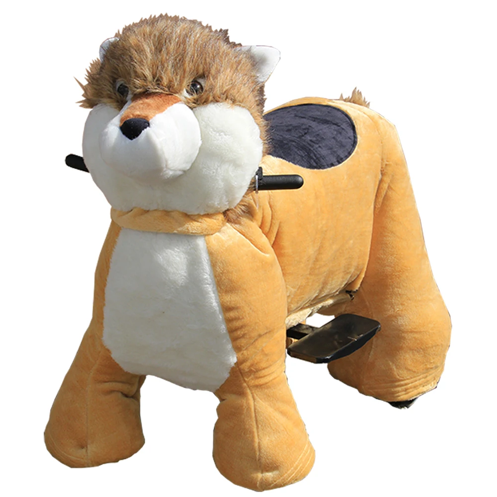 plush animal riding toys