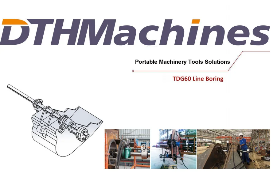 barrenadora portatil Portable Line Boring Machine Tools for Heavy Equipment Bore Repair