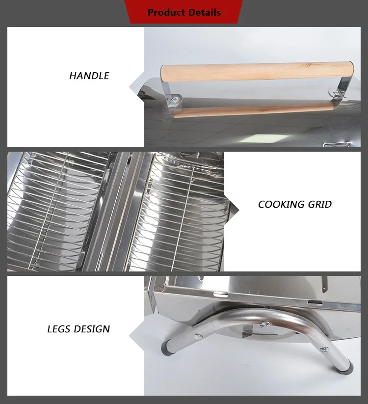 Homemade Novelty Custom Folding Bbq Grill Portable Stainless Steel