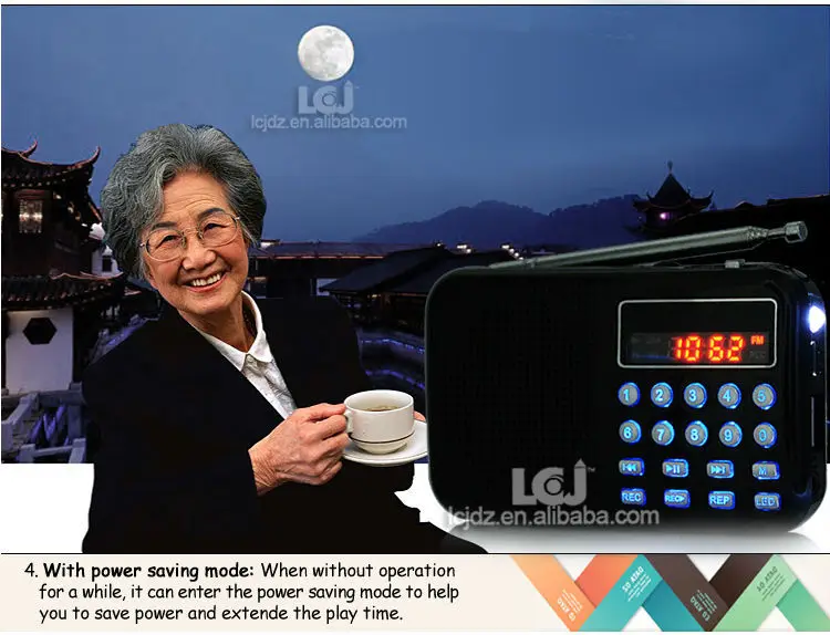 Lcj L065 Smallest Portable Mini Mp3 Player Fm Radio Audio Sound Voice