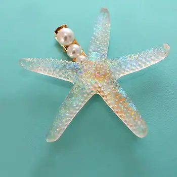 starfish hair clip