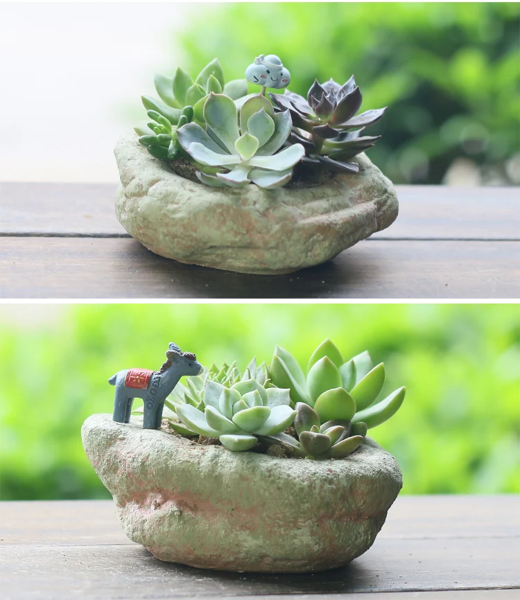 Wholesale Decorative Flower Pot Covers With Nature Stone Shape Buy