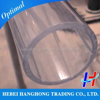 pvc clear inch diameter plastic pipe larger