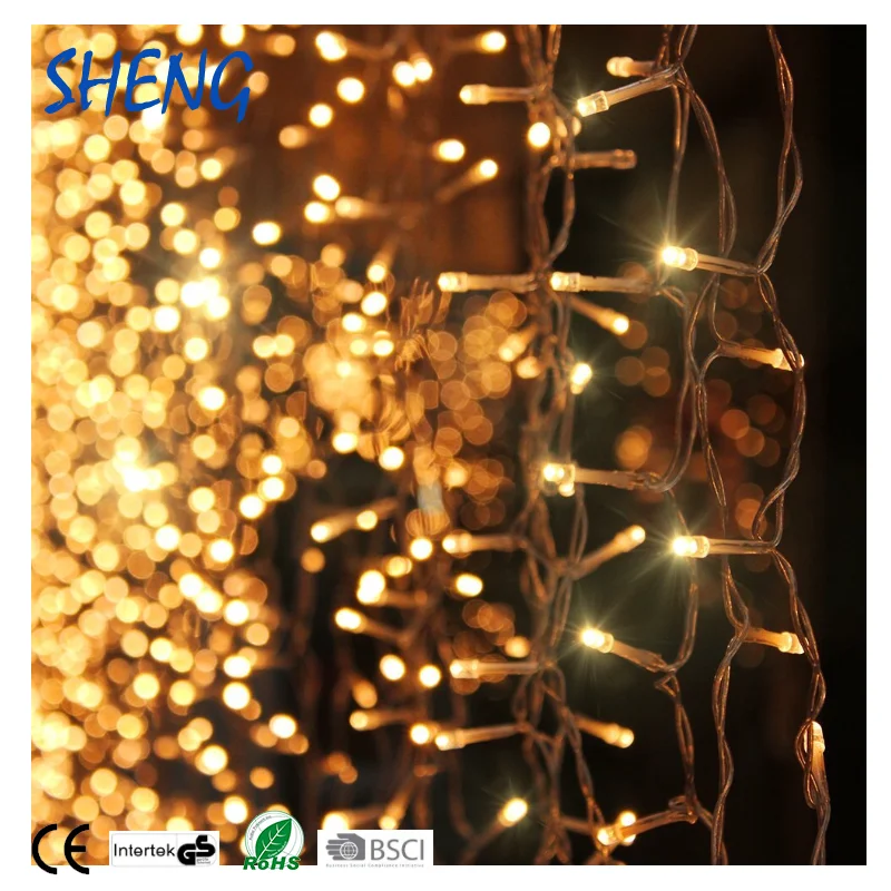 Hot sale warm white light hanging LED Christmas outdoor decoration light icicle SHENG-IC-004
