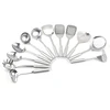 Stainless steel 401 pasta server Kitchen serving utensils set of 12 pcs
