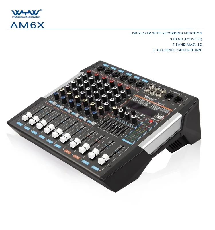 Am6x 6channels Mp3 Recording Passive Mixer Buy 6 Channels Passive