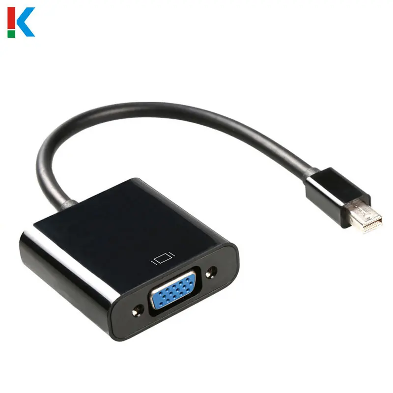 1080p Mini Displayport To Vga Mini Dp Male To Vga Female Cable Adapter