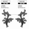 hand forged Wrought Iron Leaf ornamental components